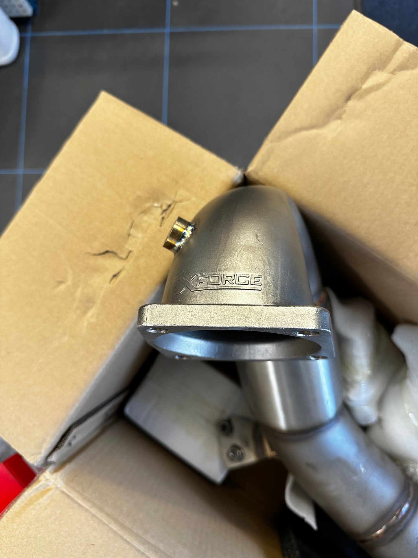 XForce 4" 100cell Downpipe voor Hyundai i30N