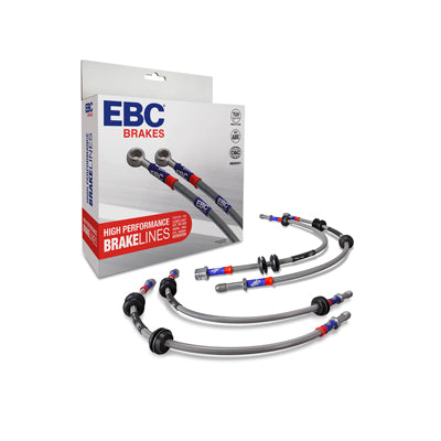 EBC Brakes Stalen Gevlochten Remleidingset 4st Hyundai i30N 2017-2020 275PK