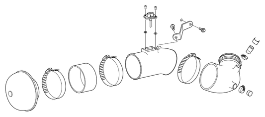 HKS Carbon Racing Saugnapf Toyota Supra MK5 A90 B58 3.0 2019-heute