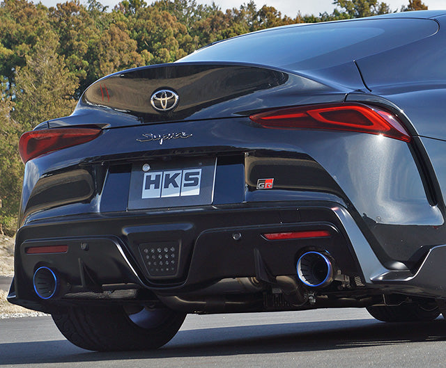 HKS Super Turbo Muffler Uitlaatsyteem met TÜV-certificaat voor Toyota Supra MK5 (A90) 3.0 B58