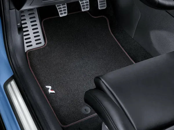 OEM Hyundai i30N 'N-logo' mattenset met rode stiksels