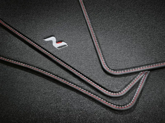 OEM Hyundai i30N 'N-logo' mattenset met rode stiksels