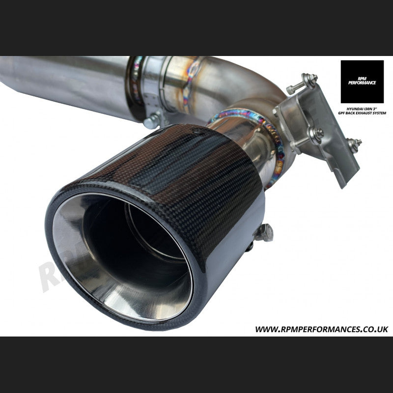 RPM Performance Hyundai i30N 3” (76MM) Axle Back Exhaust System (Valved)