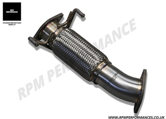 RPM Performance 3" Exhaust Flexi Pipe voor Hyundai i30N (GPF+ non GPF) / VN / Kona N