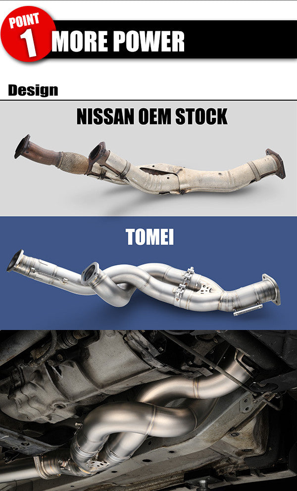 Tomei Full Titanium Front Pipe Kit Expreme Ti Nissan Skyline R32/R33/R34 GT-R RB26DETT