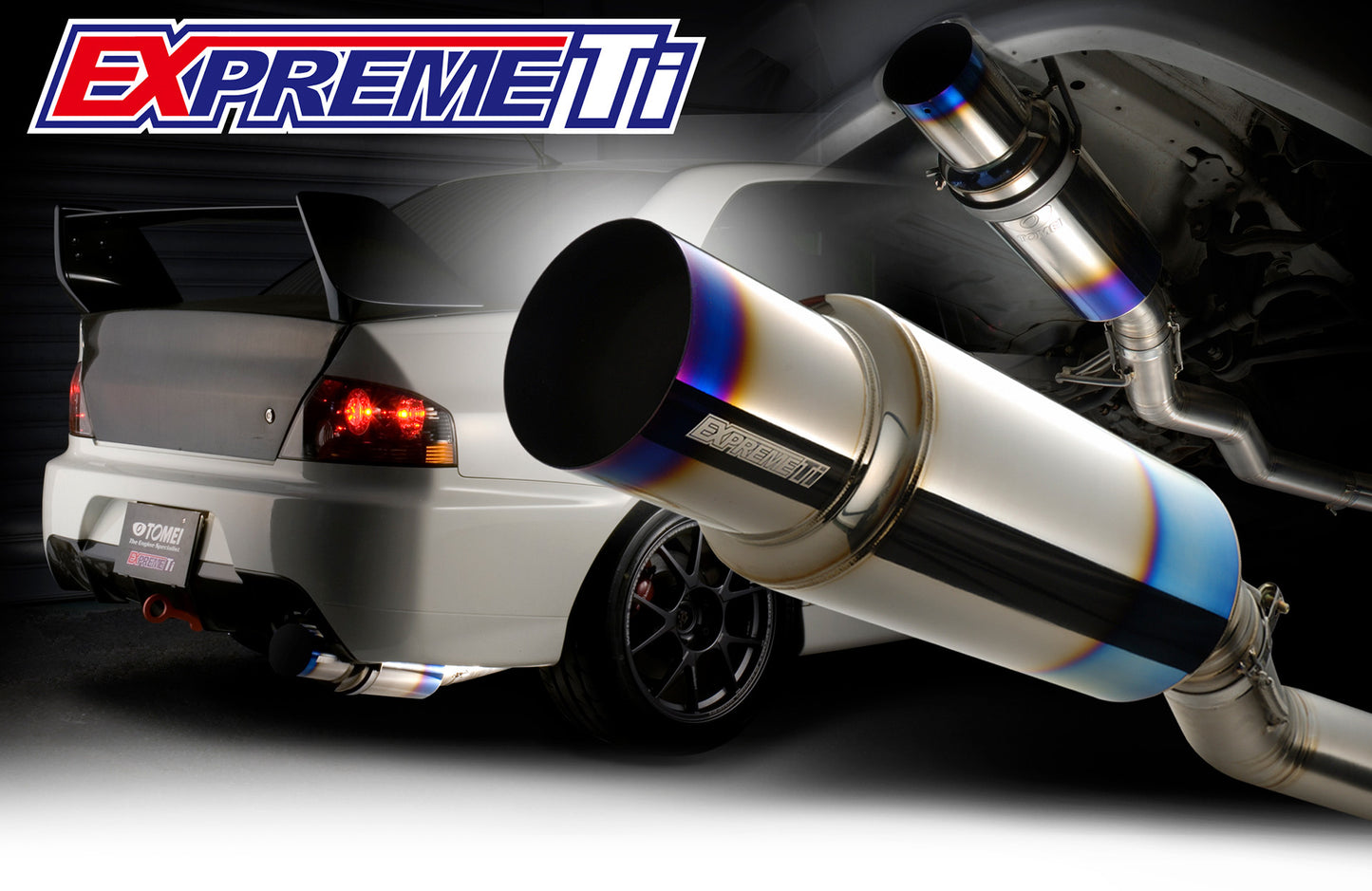 Tomei Full Titanium Exhaust System Expreme Ti Mitsubishi Lancer EVO 7/8/9 JDM Bumper