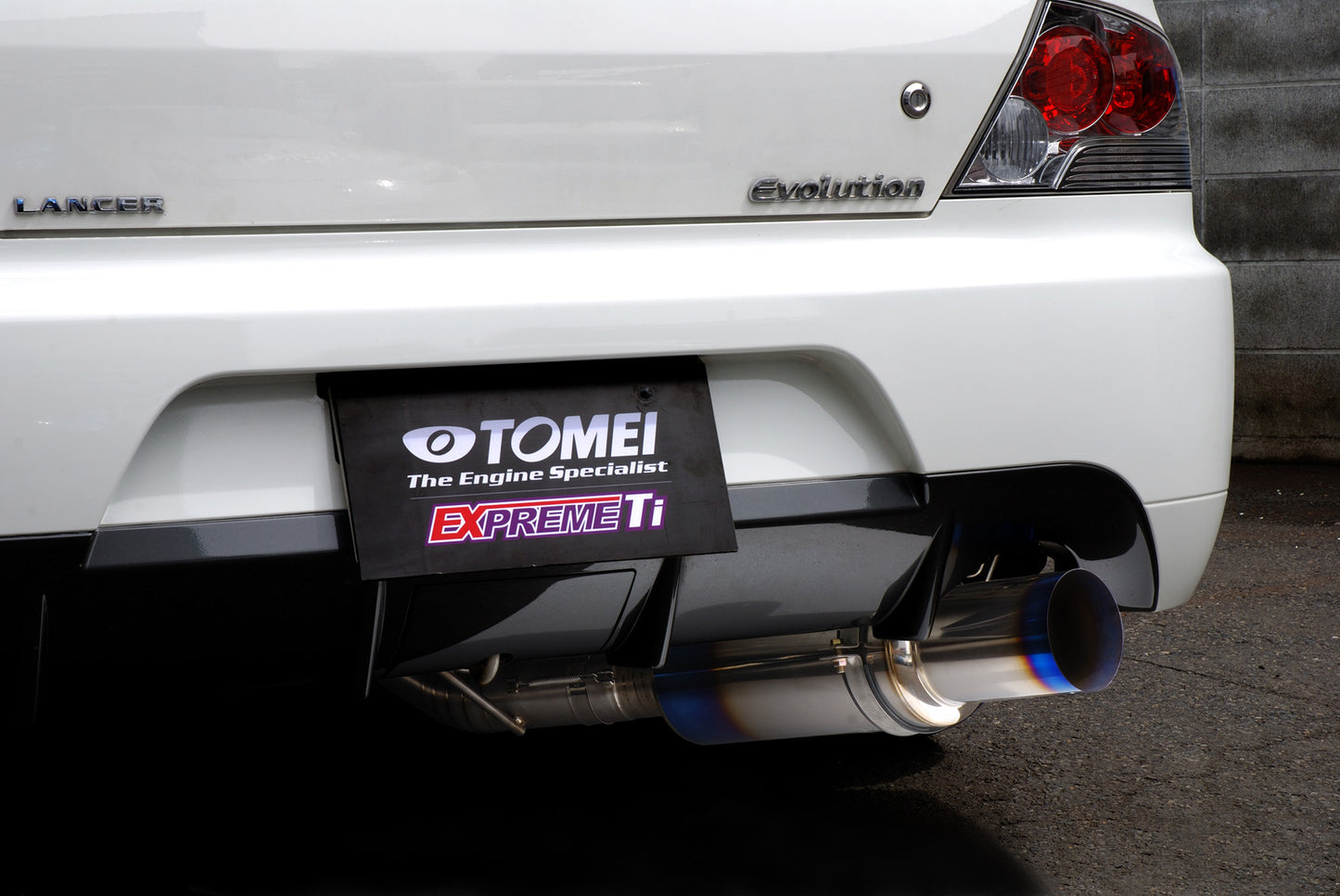 Tomei Full Titanium Exhaust System Expreme Ti Mitsubishi Lancer EVO 7/8/9 JDM Bumper