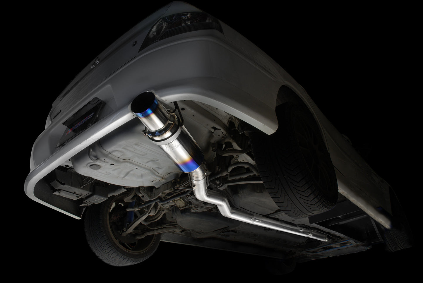 Tomei Full Titanium Uitlaatsysteem Expreme Ti Mitsubishi Lancer EVO 8/9 USDM Bumper