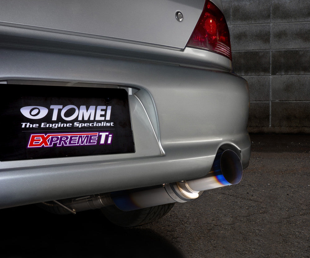 Tomei Full Titanium Uitlaatsysteem Expreme Ti Mitsubishi Lancer EVO 8/9 USDM Bumper