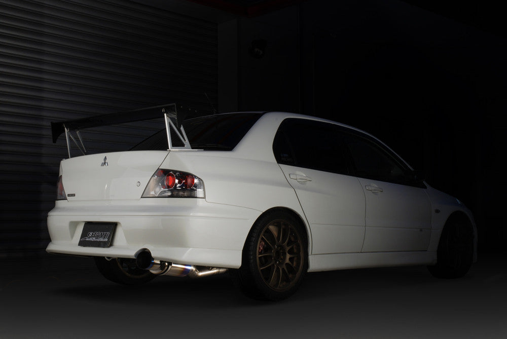 Tomei Full Titanium Uitlaatsysteem Expreme Ti Mitsubishi Lancer EVO 8/9 USDM Bumper