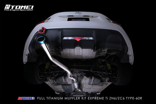 Tomei Expreme TI Titanium Uitlaatsysteem Type-60R Toyota GT86 + Subaru BRZ