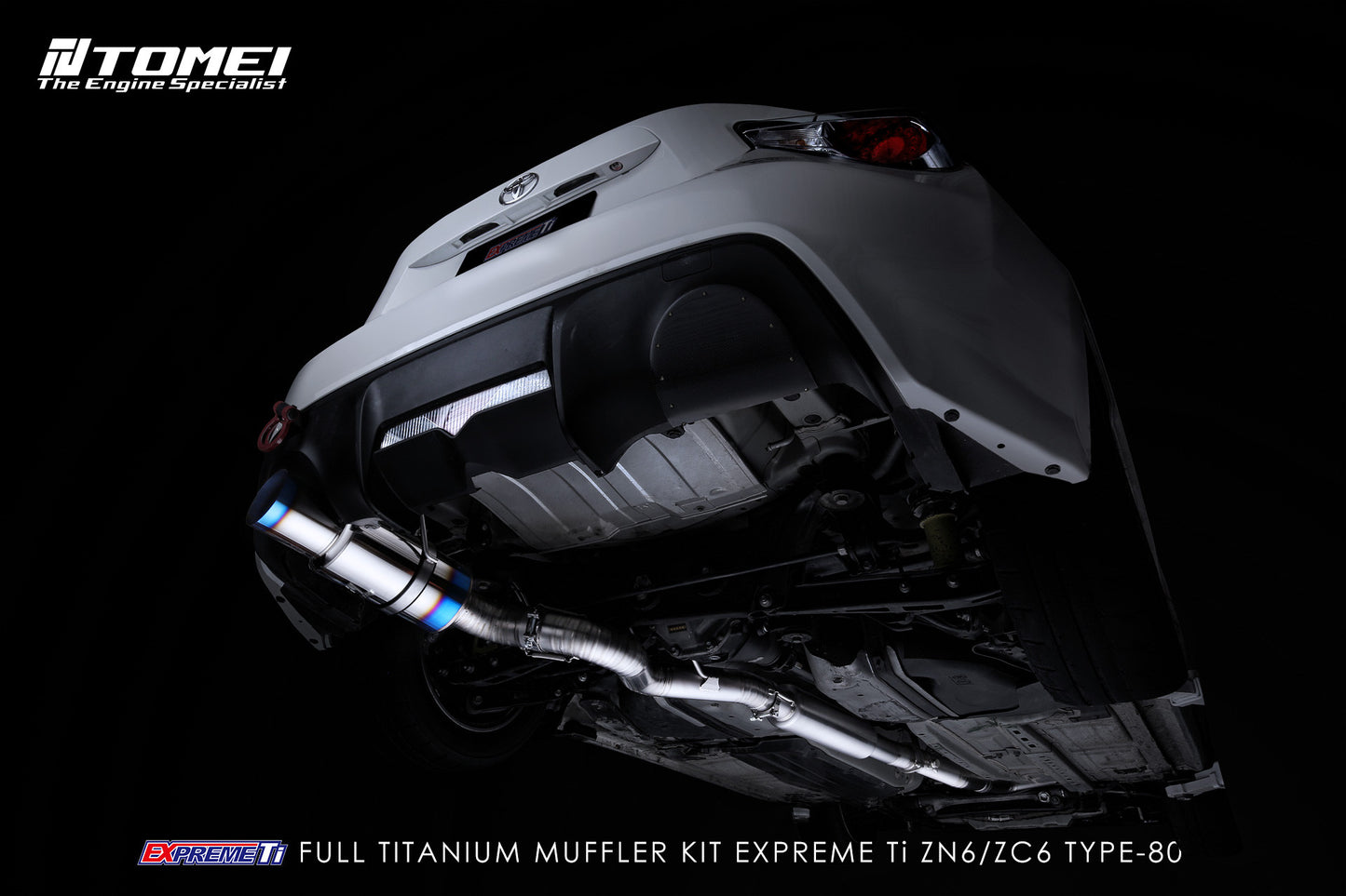 Tomei Expreme TI Titanium Uitlaatsysteem Type-80 Toyota GT86 + Subaru BRZ