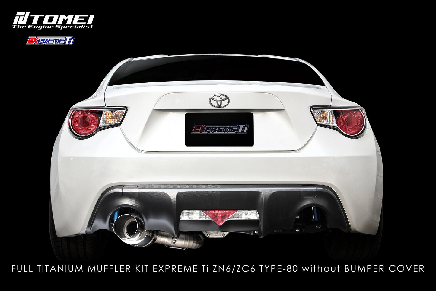 Tomei Expreme TI Titanium Uitlaatsysteem Type-80 Toyota GT86 + Subaru BRZ