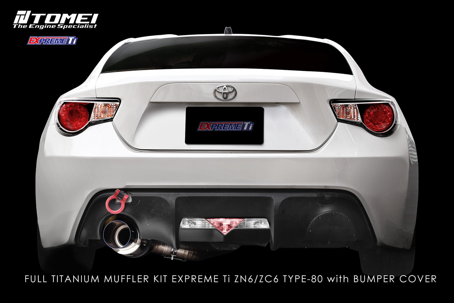 Tomei Expreme TI Titanium Uitlaatsysteem Type-80 Toyota GT86 + Subaru BRZ