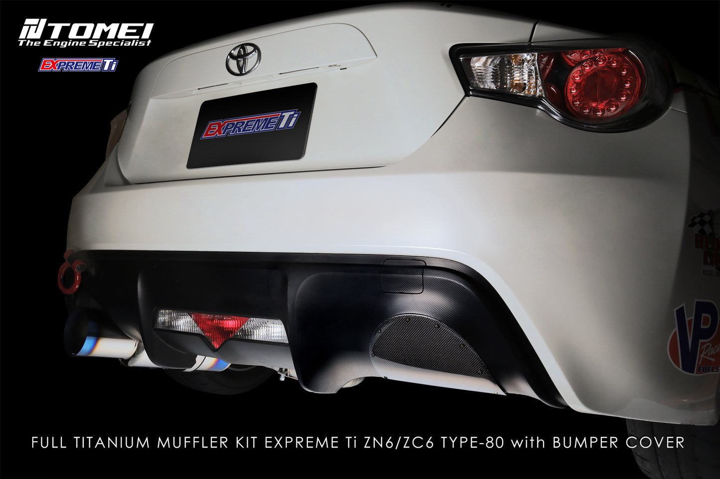 Tomei Expreme TI Titanium Uitlaatsysteem Type-80 Toyota GT86 + Subaru BRZ