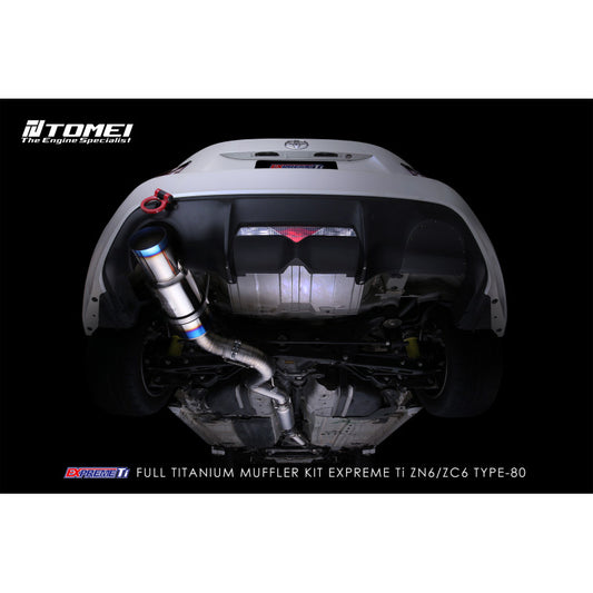 Tomei Expreme TI Titanium Uitlaatsysteem Type-80 Toyota GT86 + Subaru BRZ