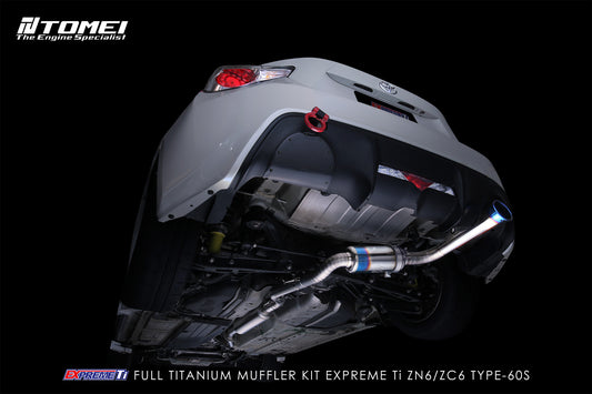 Tomei Titanium Uitlaatsysteem Expreme TI Type-60S Toyota GT86 + Subaru BRZ