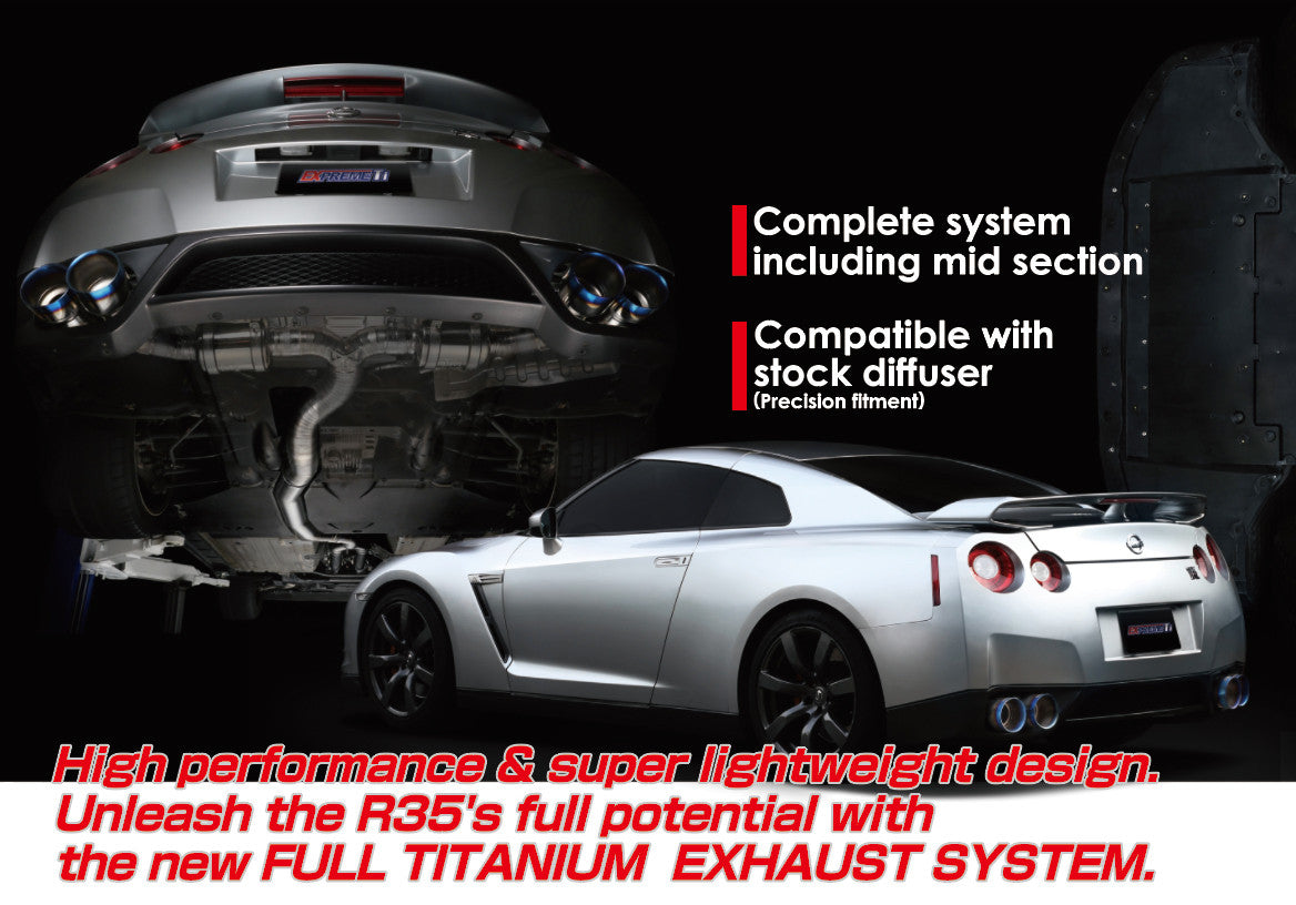 Tomei Full Titanium Uitlaatsysteem Expreme Ti Nissan R35 GT-R
