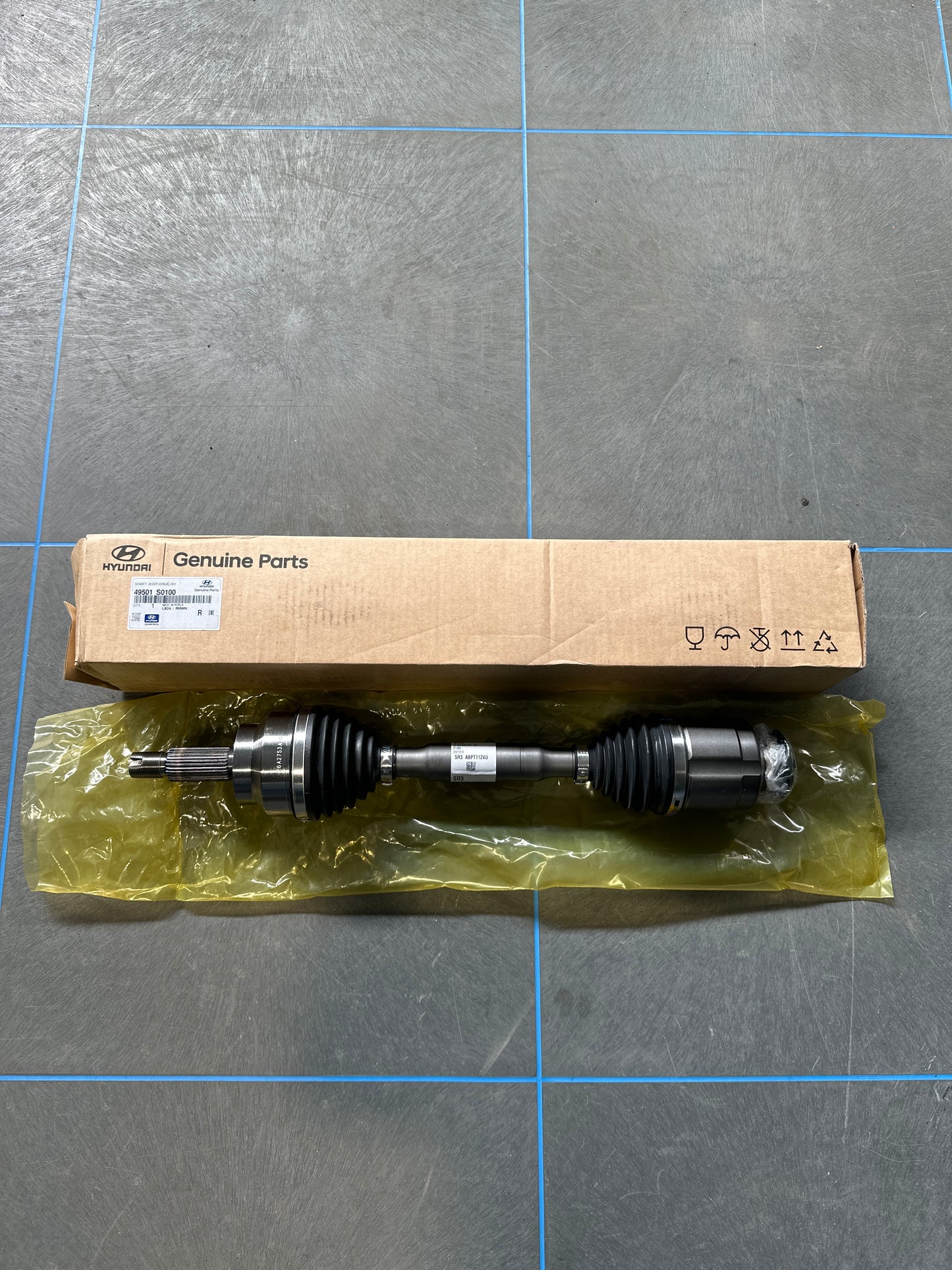 49501-S0100 OEM Hyundai Aandrijfas Rechts Hyundai i30N Facelift DCT Versie