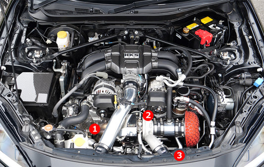 11001-AT011 HKS GTIII-RS Bolt-On Turbo Kit 360PK+ voor Toyota GR86 / Subaru BRZ FA24 (2021+)