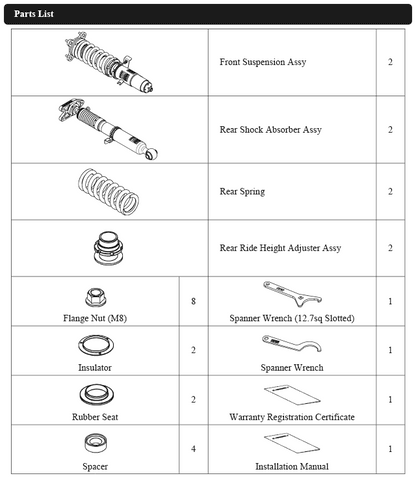 80300-AT023 HKS Hipermax S Coilover Kit for Toyota Supra MK5 A90 DB42 B58 2019+