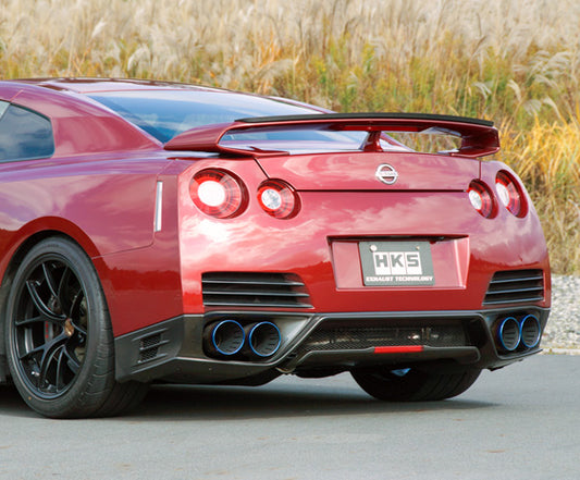 31008-KN002 HKS Racing Muffler Uitlaatsysteem voor Nissan GT-R R35 (2007-heden)