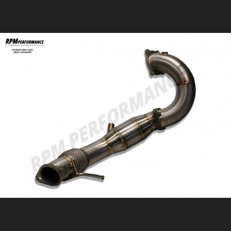 RPM Performance 200CEL Sports Cat Downpipe voor Hyundai i20N BC3 (2021+)