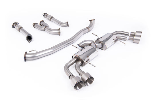 Milltek Primary Cat-Back Non-Resonated Race Uitlaatsysteem voor Nissan GT-R R35 (2009-2015)