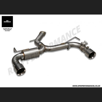 RPM Performance Hyundai i30N 3” (76MM) Axle Back Exhaust System (Valved)