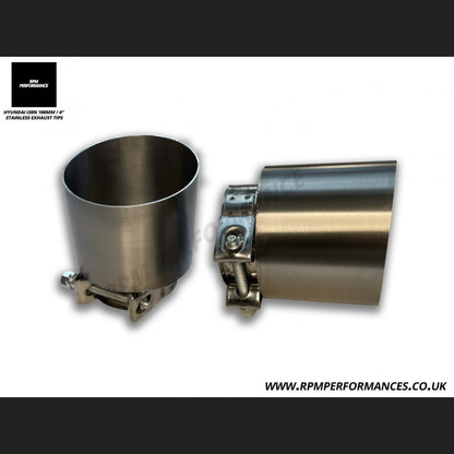 RPM Performance Exhaust Tips 4” of 4,5” voor Hyundai i30N Pre-Facelift (2017-2020)