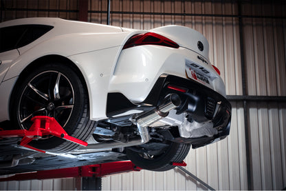 STYS010 Scorpion 80MM Cat-Back-Einzelausgangsauspuffanlage (+OPF-Entfernung) für Toyota GR Supra A90 B58 3.0 (2019+)